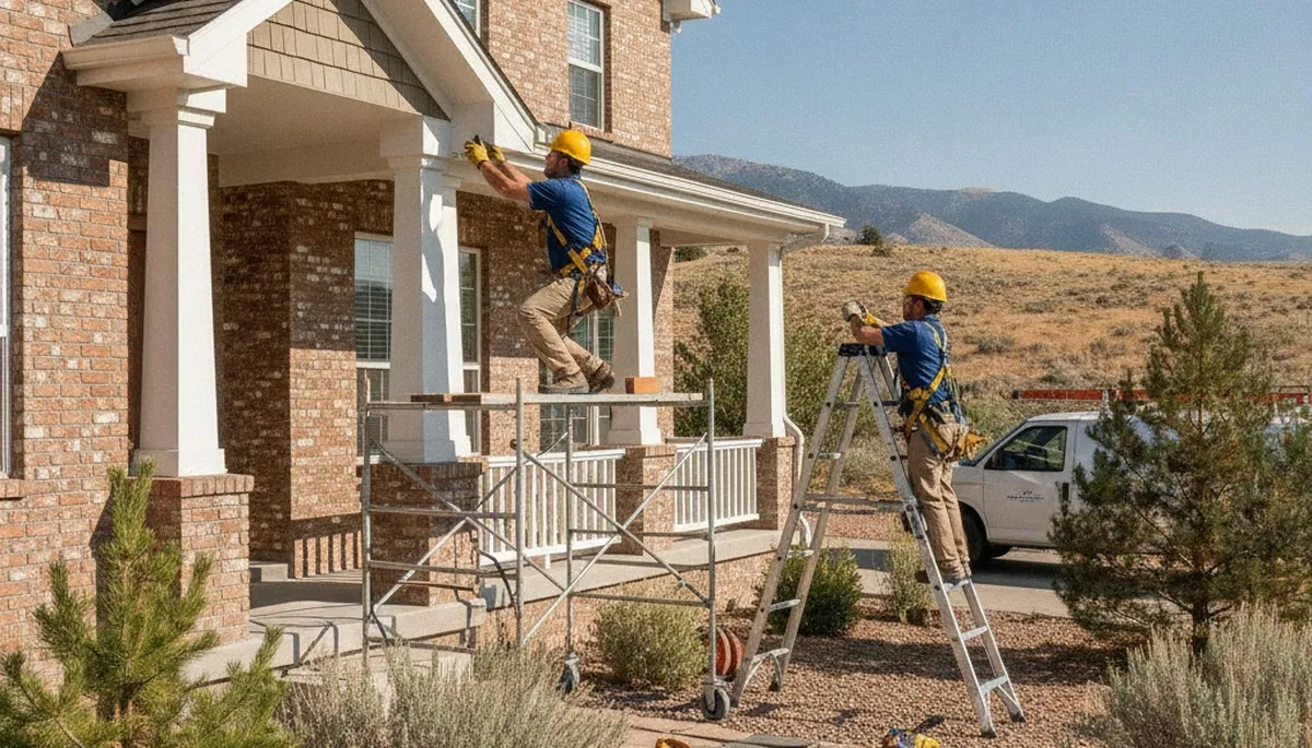 Plumber in Reno, NV providing professional plumbing repair service on an area service page