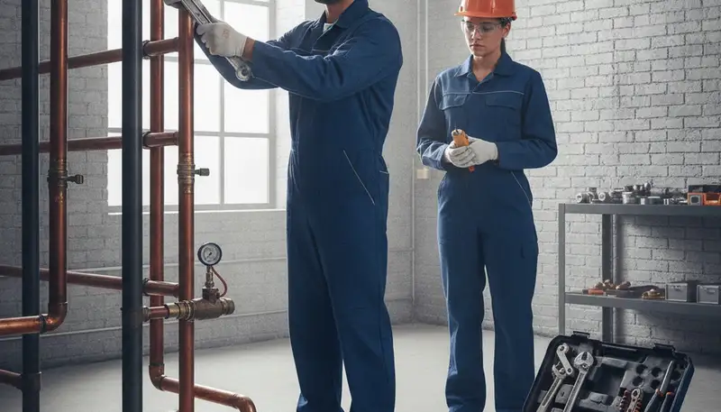 Reno, NV plumber repairing a pipe to fix a residential leak and prevent water damage