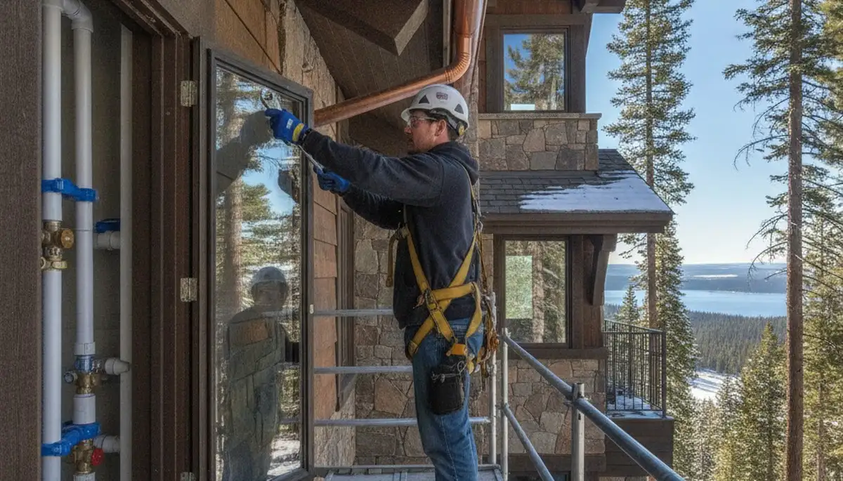 Reno, NV plumber repairing a residential pipe for plumbing service at plumberrenonv-new.com