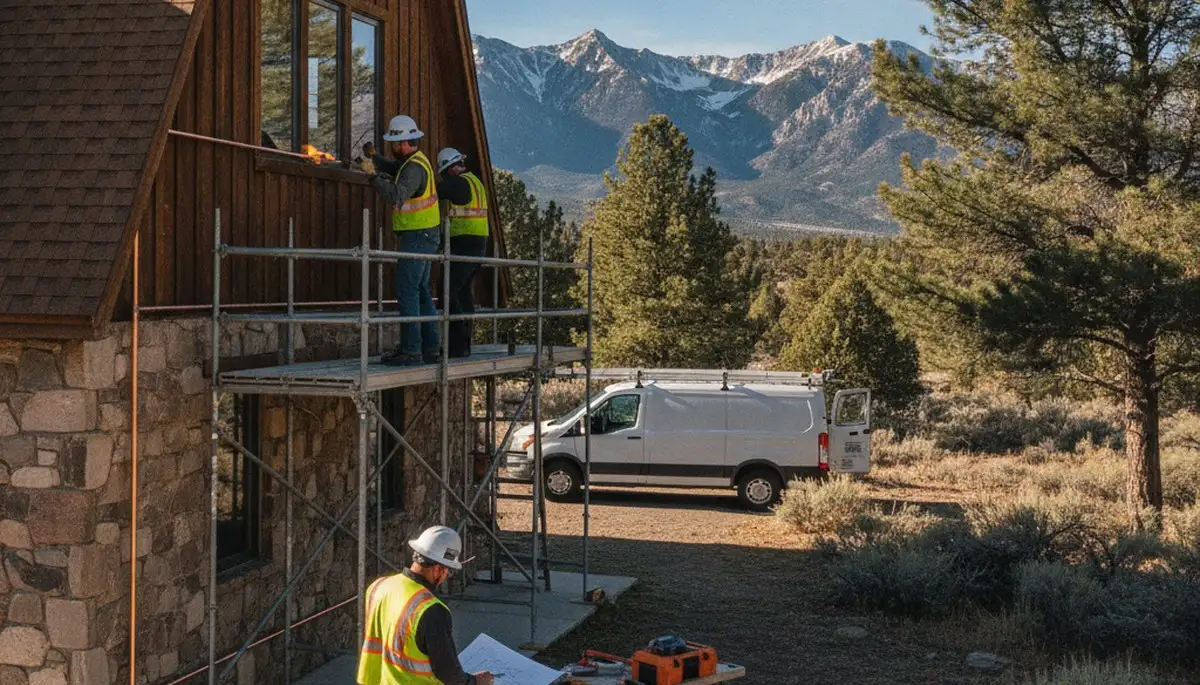 Plumber repairing a leak in Reno, NV for plumbing repair service