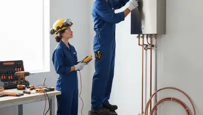 Tankless water heater service in Reno, NV by On Call Plumbers for residential plumbing repair